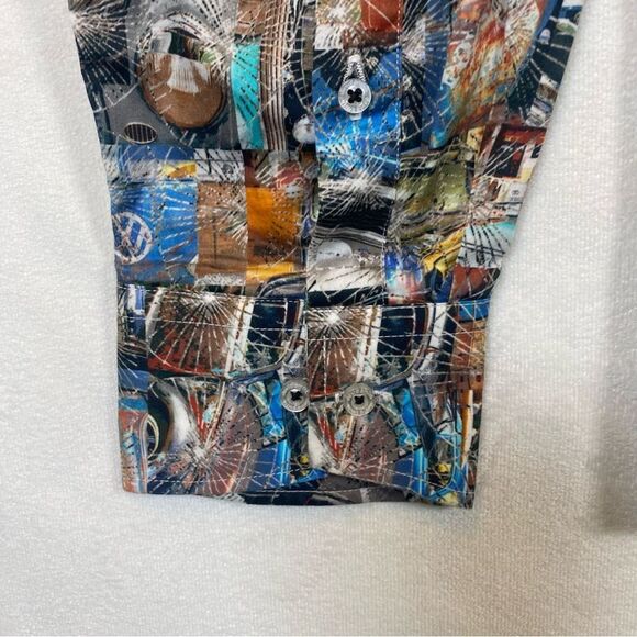 David Smith Australia Signature Classic Fit Long Sleeve Button Down Shirt Size M - Picture 8 of 12